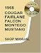 1968 Ford Cougar, Fairlane, Falcon, Montego, Mustang Shop Manual