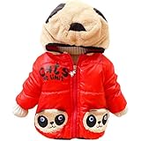 Kubeer Baby 0-4T Boy Thick Winter Hoody Coats Children Panda Jacket Hooded Tops