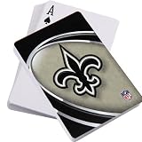 New Orleans Saints Team Logo Vortex Design Playing Cards