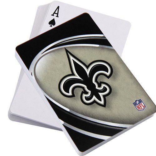 New Orleans Saints Team Logo Vortex Design Playing Cards