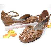 JANE KLAIN design schicke Trotteurs Slipper, nuss-braun Gr.40