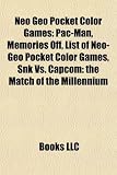 51sElB8muAL. SL160  Neo Geo Pocket Color Games: Pac Man, Memories Off, List of Neo Geo Pocket Color Games, Snk vs. Capcom: The Match of the Millennium besten Preis