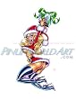 Nice & Naughty cartoon Art Print Giclee' by Armando Huerta
