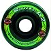 Kryptonics Krypto Route Skateboard Wheels (62mm, Black)