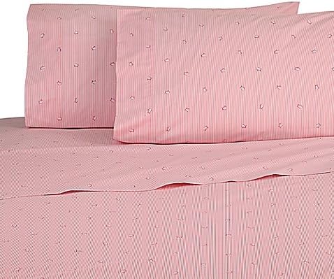 Southern Tide Skipjack Stripe Twin Sheet Set in Pink