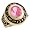 14k Gold October Birthstone 2012 Graduation Mens Ring