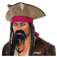 Schwarzer Piratenbart Bart Pirat Seer�uber