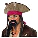 Schwarzer Piratenbart Bart Pirat Seer�uber