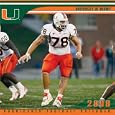 Miami Hurricanes 2008 Wall Calendar by