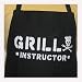 Garten & Freizeit : GRILL INSTRUCTOR - Grillschürze, Grill Schürze, Küchenschürze - ( Die Geschenkidee für den GrillGott und Küchenchef )