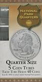 Quarter Size Coin Tube: 5 Count