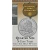 Quarter Size Coin Tube: 5 Count