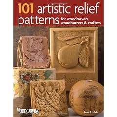 101 Artistic Relief Patterns for Woodcarvers, Woodburners & Crafters