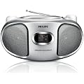 Philips AZ102S/05 Portable CD Player with AM/FM Radio - Silver