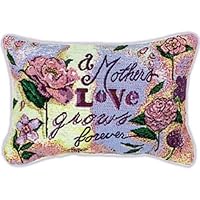 Manual Woodworkers & Weavers Mother's Love Grows Pillow, 12-1/2 by 8-1/2-Inch