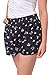 Marycrafts Women Loose Floral Boxing Hawaiian Summer Beach Shorts