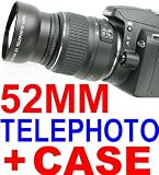 52mm TELEPHOTO LENS For NIKON D40 D50 D60 D70 D80 D40X D3000 D5000 18-55MM DIGITAL SLR CAMERA