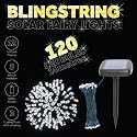Blingstring Outdoor Solar Fairy Lights with 120 LED Bulbs