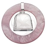 Empire Sterling Silver Round Teething Ring and Rattle - Pink