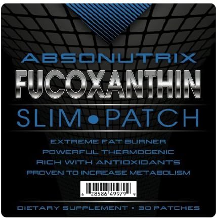 3 Months - Absonutrix Fucoxanthin Patches - 90 Patches - Most Advanced Formula