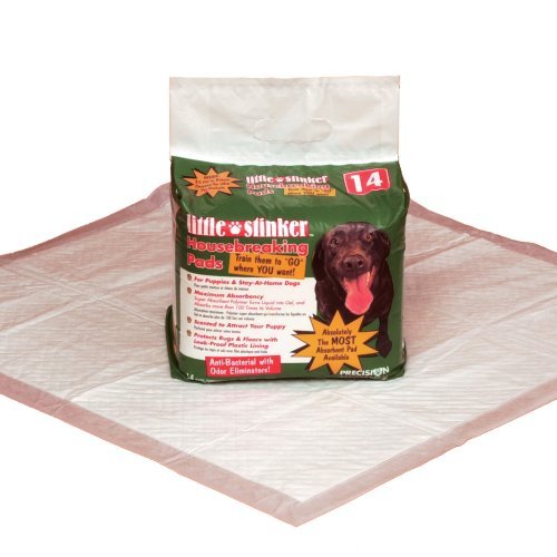 Precision Pet Products Precision Little Stinker 24″ x 24″ Housebreaking Pads, 7 Pack