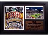 Pittsburgh Steelers Super Bowl Championship Photograph with Statistics Nested on a 12