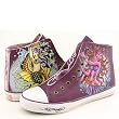 Ed Hardy "High-Rise" Patent Leather Sneaker