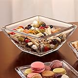 IMAGE OF Anchor Hocking Square Crystal Serving Bowl