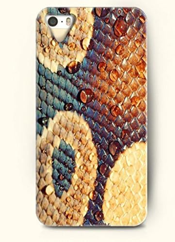 iPhone 5/5S Case, OOFIT Phone Cover Series for Apple iPhone 5 5S Case (DOESN'T FIT iPhone 5C)-- Waterdrop On Snake-Skin -- Snake Skin Print