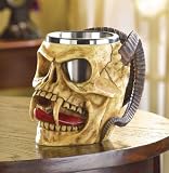 Skull Tankard with Steel Cup - Style 38009