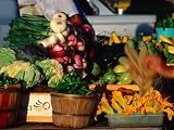Fresh Produce at Farmer's Market Santa Fe, New Mexico, USA Photographic Poster Print by John Hay, 36x48