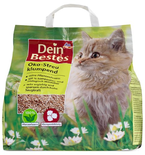 Dein Bestes  Katze Öko Streu, 1er Pack (1 x 10 l)