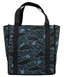 Dolphins Shopping Bags Reusable Grocery Bag Dolphin print ECO EARTH FRIENDLY GREEN Totes RE USABLE