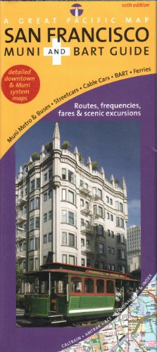 san francisco transit muni  bart map 10th edition