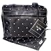AD Sutton & Sons Zip Top Embroidered Diaper Bag Black