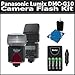 Flash Kit For The Panasonic Lumix DMC-G1, DMC-G10 12.1 MP Digital Camera Includes Vivitar DF-293 TTL LCD Bounce Zoom Swivel DSLR AF Flash + 4AA High Capacity Rechargeable NIMH Batteries And AC/DC Rapid Charger + 3pc Lens Cleaning Kit