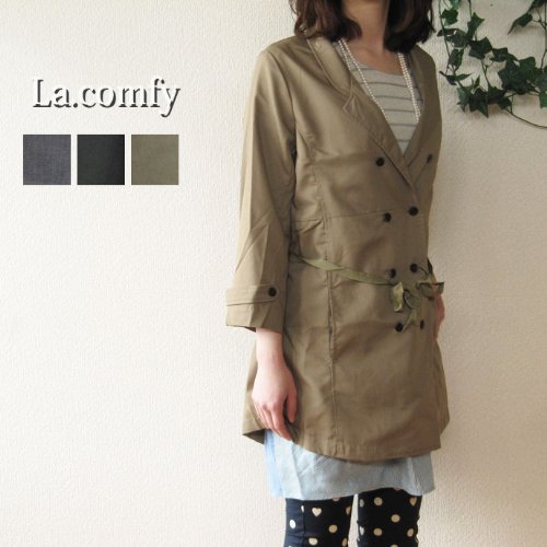 (ラ・コンフィ) La.comfy テーラード ハーフ コート/スプリング コート ジャケット/レディース 服 1252191