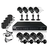 ZMODO DVR-DK61102-1TB 16 CH Security Surveillance DVR Outdoor Security Camera System 1TB