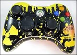 Nuclear Explosion Custom Painted Xbox 360 5 Mode Rapid Fire with Jitter Mode Adjustable Modded Wirel