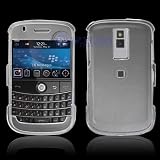 RIM Blackberry Bold 9000 CLEAR TRANSLUCENT Snap-On Case Cover with Removable Swivel Belt Clip