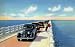 Overseas Highway Procession, Florida Keys - Fine-Art Gicl??e Photographic Print - 8"x10" Enlargement from a Classic Vintage Postcard