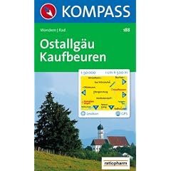 Ostallg�u, Kaufbeuren: Wander- und Radkarte. GPS-genau. 1:50.000