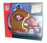 San Francisco 49ers Neon Football Helmet