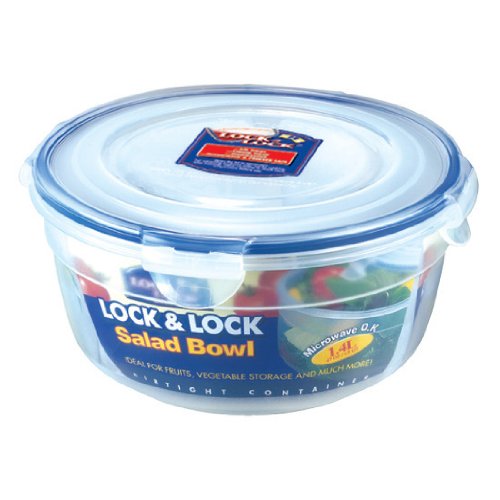 Lock&Lock 47-Fluid Ounce Round Salad Bowl, 5.8-Cup