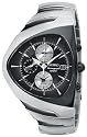 Seiko Men's Alarm Chronograph Black Ion Watch #SNAA05
