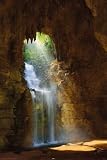 Produkt-Bild: Wasserf&auml;lle - Grotte, Lichtstrahl Poster (91 x 61cm)