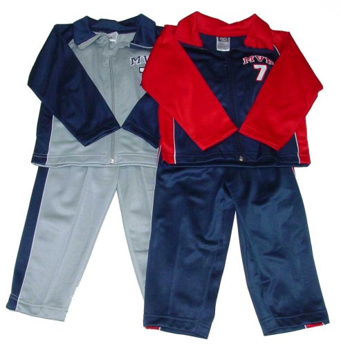 Boys' Sweatsuit Outfit with "MVP" Applique
