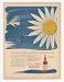 1946 Daisy Flower art Hiram Walker Dry Martini Print Ad (15756)
