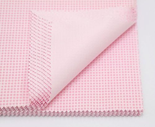 Non-Slip Microfiber Cleaner, Pink, 4.7"x5.9", 40p, Eyeglasses, Tablet PC, Watches, iPad, iPhone, Smart Phone etc...