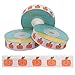 5 Yards Halloween Pumpkin on White 5/8